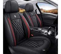 GREB Housse de Siège de Voiture pour BMW 4 Series G23 Convertible 2020 2021 2022 2023 2024 2025, Confortable Respirant Cuir étanche Antidérapants Siège Auto Protecteur,B Black-Red