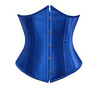 Grebrafan Corset Mariage Bustier Classique Serre Taille Satin M Bleu