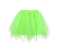 Grebrafan Jupe Tulle Courte de Gothique pour Corset Femme 2XL Vert