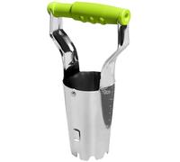 GREBSTK Outil de Transplantation de bulbes de Jardinage en Acier Inoxydable avec repère de Profondeur et poignée de libération de Terre pour Planter des bulbes