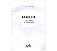 Grec 4e Lexique - Grec-Francais Et Français-Grec