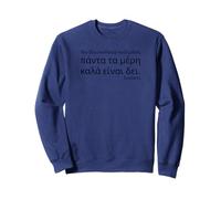 Grec Ancien - Citation de Socrate - Grec attique - Philosophie Sweatshirt