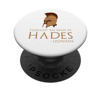 Grec Ancien - Leonidas de Sparte - Hadès - Thermopyles PopSockets PopGrip Adhésif