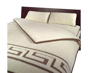Greca Couette toutes saisons 100 % laine mérinos 140 x 200 cm