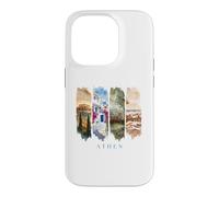 Grèce Acropolis, piliers et Histoire - Vacances Athènes Coque pour iPhone 14 Pro