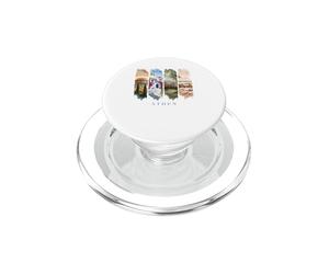 Grèce Acropolis, piliers et Histoire - Vacances Athènes PopSockets PopGrip pour MagSafe
