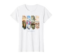 Grèce Acropolis, piliers et Histoire - Vacances Athènes T-Shirt
