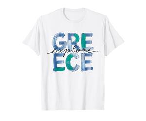 Grèce Explorer Voyage Grec Vacances Souvenir Athènes Voyage T-Shirt