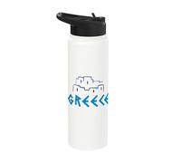 Grèce Îles grecques Stainless Steel Insulated Water Bottle