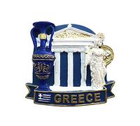 Grèce Landmark 3D Réfrigérateur Aimant Souvenirs À La Main Résine Magnétique Autocollants À La Maison Décoration De Cuisine, La Grèce Aimant Réfrigérateur Collection Cadeau