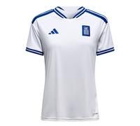 Adidas Greece 26/27 Home Woman Short Sleeve T-shirt Blanc L Femme