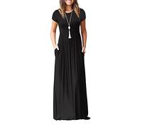 GRECERELLE Robe Maxi d'été Boho Floral Cocktail Midi Polka Dot Wrap Dresses V Neck Casual Party Bohemian Flowy Robe Longue pour Femme, A01, Medium