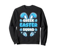 Grecque Easter Squad Happy Easter Holiday Matching Sweatshirt