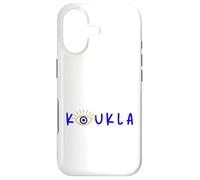 Grecque Koukla Belle Femme en Grèce Grecque Evil Eye Girl Coque pour iPhone 17