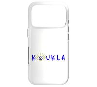 Grecque Koukla Belle Femme en Grèce Grecque Evil Eye Girl Coque pour iPhone 17 Pro