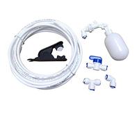 GREDIA 1/4 "pouce 5 mètres de tuyau + raccords de tube d'eau à connexion rapide 1/4" pouce système RO (robinet à bille + type L + T) + robinet à bille flotteur d'eau + coupe-tuyau en PVC