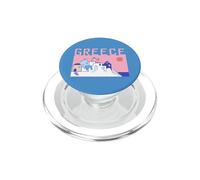 Greece Travel Santorini Old Town Architecte Traditionnel rétro PopSockets PopGrip pour MagSafe