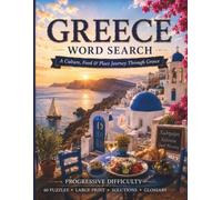 Greece Word Search: A Culture, Food & Place Journey Through Greece