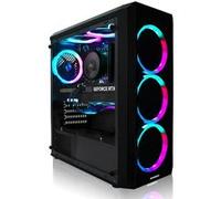 Greed® MK2 - PC Gamer - AMD Ryzen 7 5700X + Nvidia Geforce RTX 5060 - Ordinateur de Bureau / PC Gaming - 4,6 GHz - 4K & Raytracing - 32GO DDR4 RAM - 1To SSD - WiFi + Windows 11 Pro Noir C