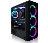 Greed® MK2 - PC Gamer - Intel Core i7 12700F + Nvidia Geforce RTX 5060 - Ordinateur de Bureau / PC Gaming - 4.9 GHz - 4K & Raytracing - 16GO DDR4 RAM - 1To SSD - WiFi + Windows 11 Pro Noir