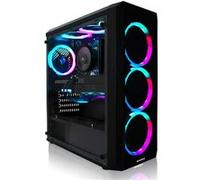 Greed® MK2 Plus - PC Gaming - AMD Ryzen 7 5700X + RX 9060 XT 8 Go - Ordinateur de Jeux Rapide avec 4K & Raytracing - 4,6 GHZ - 32 Go RAM DDR4 - SSD 1 to + Bloc d'alimentation 750 W - Wi-FI + W11 Pro