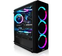 Greed® MK2 Pro - High End PC Gamer - AMD Ryzen 7 5700X + Nvidia Geforce RTX 5070 12GB - Ordinateur Rapide + PC Gaming 4K - 4.6 GHZ - 32Go DDR4 RAM - Refroidissement par Eau - 1TB SSD - WLAN + W11 Pro