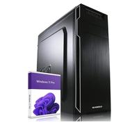 GREED® Intel Core i7 4790 Multimedia PC - Ordinateur rapide pour le bureau et le home office - avec 4,0 GHZ - 16GB RAM - 240GB SSD + 1TB HDD - DVD+RW - USB3.0 - WLAN - Windows 11 Pro inclus