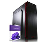 Greed® Multimedia V2 PC - AMD Ryzen 7 5700G Processeur - 4,6 GHz - Ordinateur de Bureau / Tours PC - 16GO DDR4 RAM - 512GO SSD - DVD+RW - USB 3.1 - WiFi + Windows 11 Pro