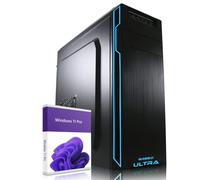 GREED® Intel Core i7 4790 Ultra PC - Ordinateur Rapide pour Le Bureau et Le Home Office - Ordinateur avec 4,0 GHZ - 32 GB RAM - 1TB SSD + 1TB HDD - DVD - USB 3.0 - WLAN - INCL. Windows 11 Pro