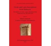 Greek And Latin Inscriptions From Halmyris