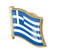 Greek Drapeau Pin Badge Metal Pin Pin Broche Drapeau De Badge Grec Badge National Novelty Accessoire