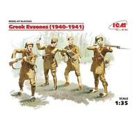 ICM - Maquette figurines Evzones grecs (1940-1941) ICM 35562 - 1/35 - 4 figurines