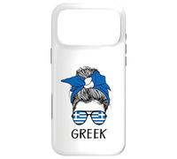 Greek Girl Greek Heritage Greece Flag Coque pour iPhone 17 Pro Max