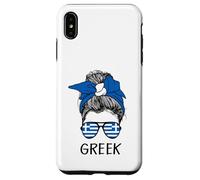 Greek Girl Greek Heritage Greece Flag Coque pour iPhone XS Max