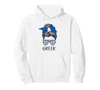 Greek Girl Greek Heritage Greece Flag Sweat à Capuche