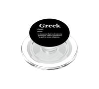 Gr od Meme Definition Funny Greece Meme Birthday Grecs PopSockets PopGrip pour MagSafe