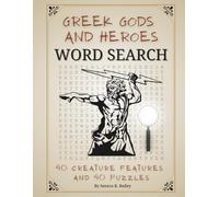 Gr ods and Heroes Word Search Book: 40 Creature Features and 40 Puzzles | Large Print Brain Game For Adults