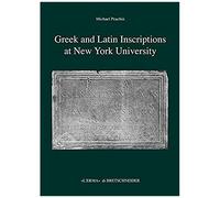 Greek & Latin Inscriptions At