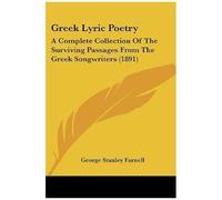 Greek Lyric Poetry