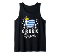 Greek Queen Greece Flag Proud Greek Woman Débardeur
