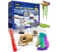 Greek Science Calendrier de l'Avent expériences 2025 pour enfants, calendrier de Noël, boîte d'expérimentation avec 24 expériences, jouets STEM, cadeaux de Noël pour garçons et filles