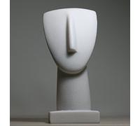 greekartshop Tête des Cyclades Statuette Idole Art Grecque Moderne Statue Sculpture Musée 17,5 cm