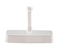 greemotion Pied de parasol en béton 20 kg - Pied parasol professionnel blanc - Pied de parasol rectangulaire 50 x 25 x 9 cm - Pied de parasol design et robuste avec fixation réglable Ø 21 - 36 mm