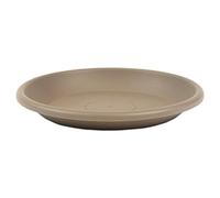 greemotion Soucoupe pour pot de fleur rond couleur taupe Ø34 cm - Dessous de pot de fleurs en plastique - Sous-pot pour plantes - Plateau pour pot de fleurs rond