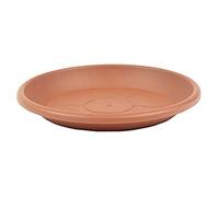 greemotion Soucoupe pour pot de fleur rond couleur terre cuite Ø39 cm - Dessous de pot de fleurs en plastique - Sous-pot pour plantes - Plateau pour pot de fleurs rond