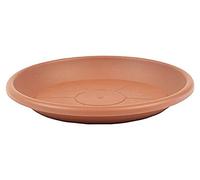 greemotion Soucoupe pour pot de fleur rond couleur terre cuite Ø68 cm - Dessous de pot de fleurs en plastique - Sous-pot pour plantes - Plateau pour pot de fleurs rond