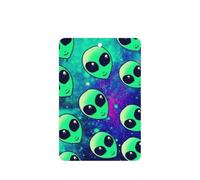 Green Aliens Printing Lot de 10 feuilles désodorisantes parfumées à suspendre avec corde pour voiture et maison