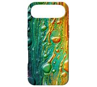 Green and Orange Rainbow Art Modern Abstract Aesthetic Coque pour iPhone Air