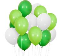 Green And White Balloons 12 Inch Dark Green Lime Green Balloons 30 Pack Safari Themed Decorations For Boys Girls Birthday Decorations Baby Shower Photo Shoot