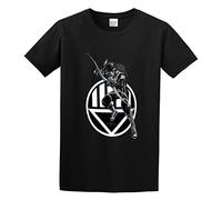 Green Arrow Logo Unisex 100% Cotton Short-Sleeve T-Shirts Black M